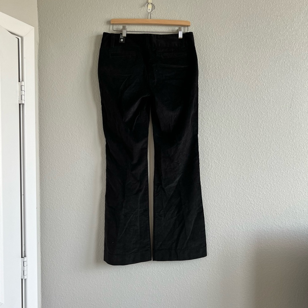 NWT The Limited Drew Fit Black Corduroy Flare Leg Pants - Size 8 - Picture 4 of 11